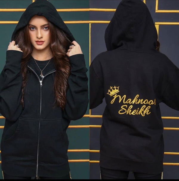 Premium Quality Persoanlize Name Zipper Hoodie For Men & Womens